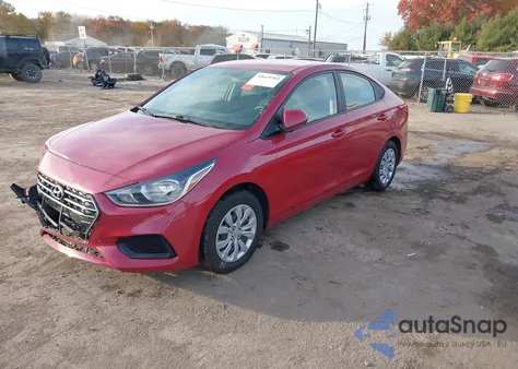 2022 Hyundai Accent Se из США, поврежденный, VIN 3KPC24A62NE154807